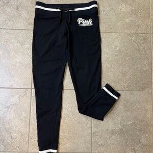 PINK Victoria’s Secret Yoga Black Leggings Small